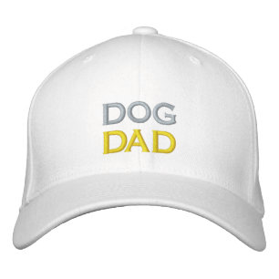 MODERN BEST DOG DAD EVER FUNNY FATHER'S DAY  EMBROIDERED HAT