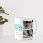 Modern Best Ever Bonus Mum | Photo Collage Coffee Mug<br><div class="desc">A cool gift for Mothers day or a birthday, this cool mug is the perfect keepsake for Moms, stepmoms, new moms, bonus moms, grandmas and dog Moms. The mug features 4 photos and the template message reads 'BEST EVER BONUS MOM' and is personalised with your name. All font styles, sizes...</div>