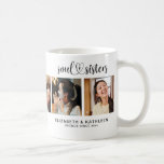 Modern Best Friend Soul Sisters 5 Photo Collage Coffee Mug<br><div class="desc">A best friends photo collage mug with room for 5 photos. Decorated with the words, soul sisters in a script font. Personalise it with 5 photos of you and your bestie, your names, and the year you became friends. Makes a cute gift for your friends. Fill it with chocolate for...</div>