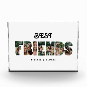 Modern Best Friends Collage Photo Gift For Friends