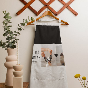 Modern Best Fur Mum Ever Dog Photo Apron