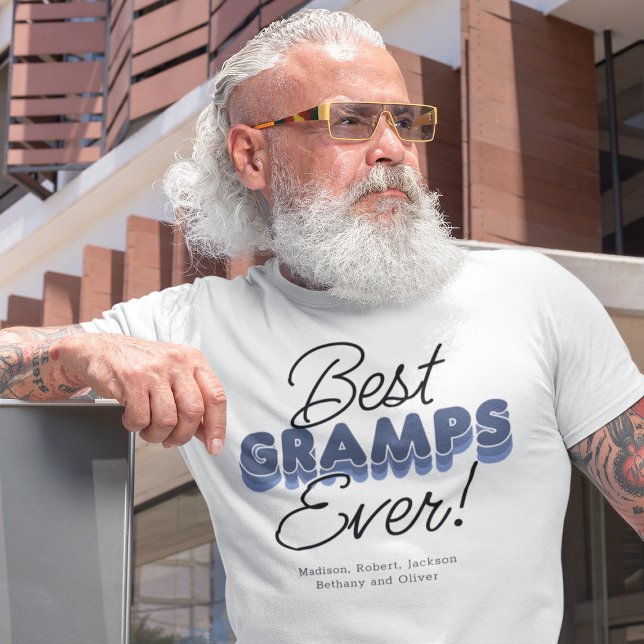 Modern Best Gramps Ever T-Shirt (Creator Uploaded)