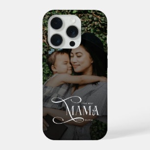 Modern Best Mama Ever Photo Mothers Day Gifts iPhone 15 Pro Case