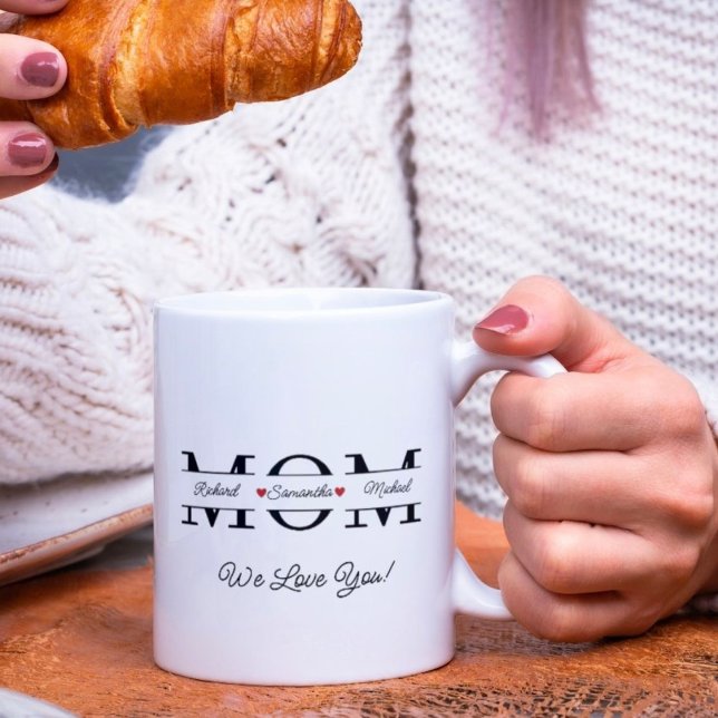 Modern Best Mum Ever Personalised Coffee Mug  (Creator Uploaded)