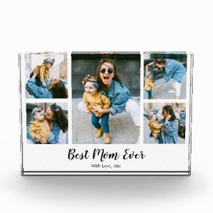 Modern Best Mum Ever Photo Collage Gift For Mum