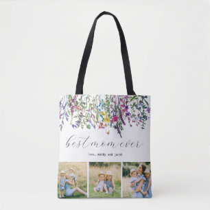 Modern Best Mum Ever Photo Tote Bag