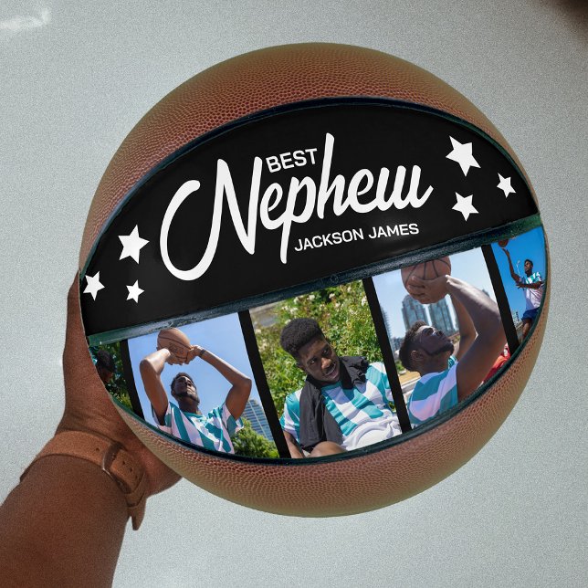 Modern Best Nephew 5 Photo Basketball (Creator Uploaded)