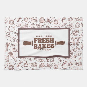 Modern Best Pizza In Town Professional  Tea Towel