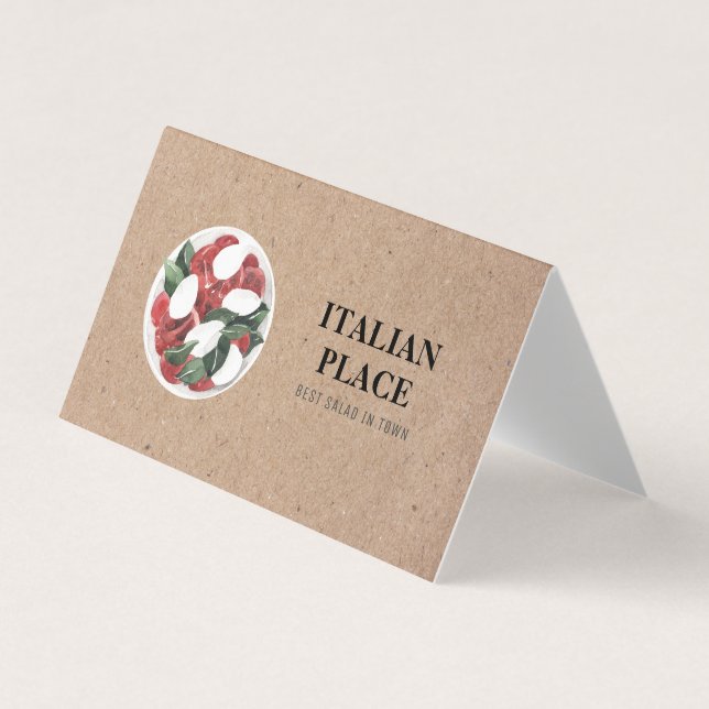 Modern Best Salad In Town Professional  Business Card (Front)