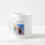Modern Bestie Quote Photo Personalised BFF Coffee Mug (Front Left)