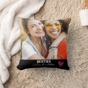 Modern Besties Best Friend Photo Cushion