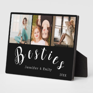 Modern Besties Photo Collage Plaque 