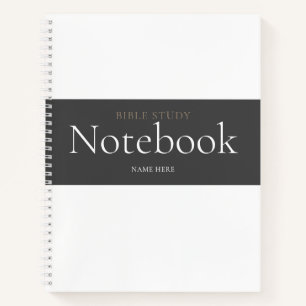 Modern Bible Study Notebook