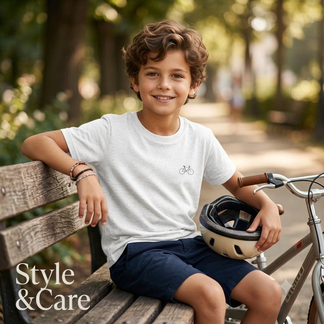 Modern Bicycle Mark Tee for Boy Who Ride (Modern Bicycle Mark Tee for Boy Who Ride)