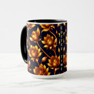 Modern Big Luxury Gold Rose Collection Mug