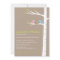 Modern Bird Couples Baby Shower Invitation Neutral