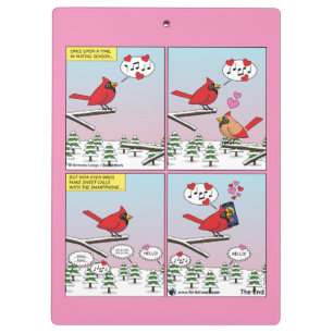 Modern Bird Mating Calls Comic Clipboard