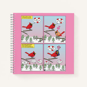 Modern Bird Mating Calls Comic Notebook