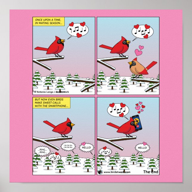 Modern Bird Mating Calls Comic Poster (Front)