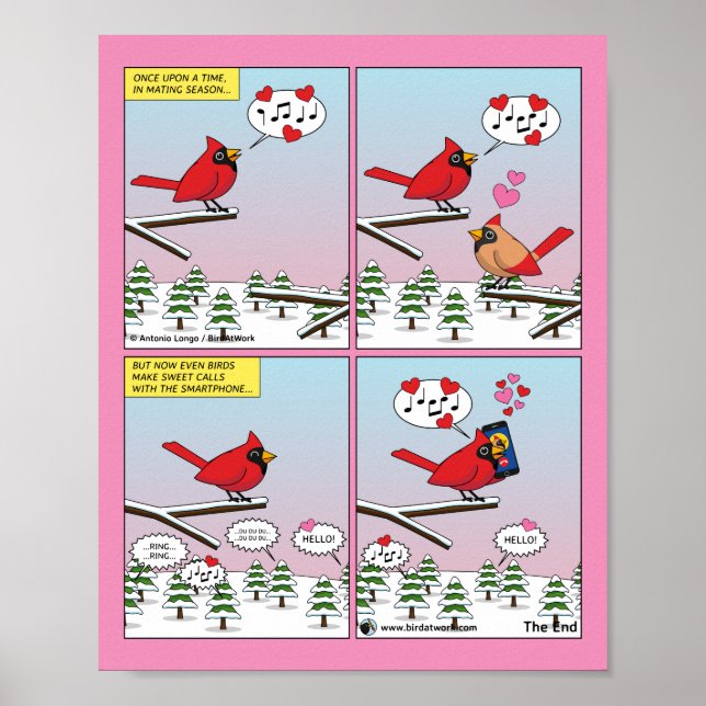 Modern Bird Mating Calls Comic Poster (Front)