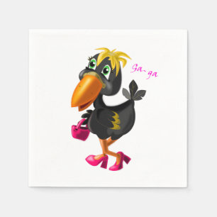 Modern Bird Napkins Fun