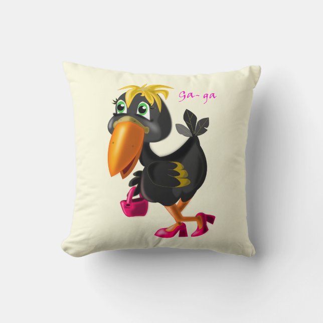 Modern Bird Pillow (Front)