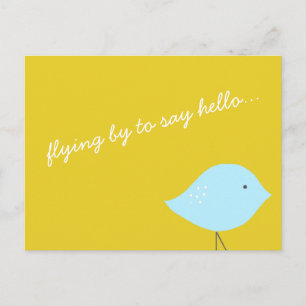 Modern Bird Postcard