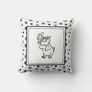 Modern Birth Baby Boy for Kids Hippopotamus Cushion