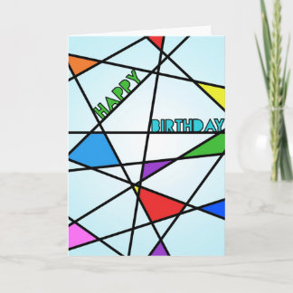 Modern Birthday Card