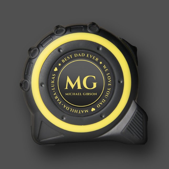 Modern Birthday Dad Monogram Father's Day  1 (Modern Birthday Dad Monogram Father's Day Tape Measure
)