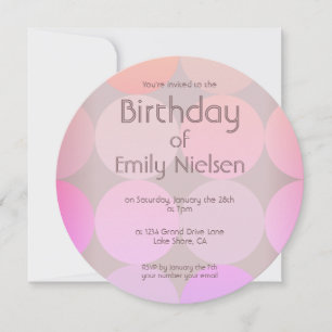 Modern Birthday Invitation