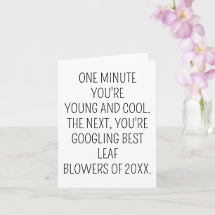 Modern Birthday Party Funny Mum Dad Best Friend Card