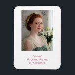 Modern Birthday Photo  Magnet<br><div class="desc">A clean, modern 1-photo birthday card with a minimalist red accent—perfect for a wife, girlfriend, best friend, or family member. Click on Personalise to start editing: upload a photo, adjust text, and customise fonts/colours for a polished, USA-style birthday greeting. Optimised for Zazzle’s folded greeting Birthday Photo Magnet format and trending...</div>