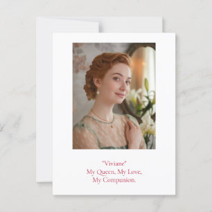 Modern Birthday Photo Postcard