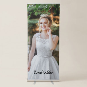 Modern Birthday Vertical Retractable Banner