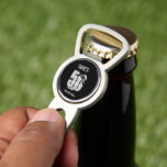 Modern Black 50th Birthday Name Date Personalised  Divot Tool<br><div class="desc">Modern Black 50th Birthday Name Date Personalised divot tool</div>