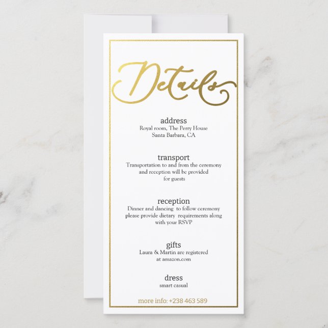 Modern black and gold  Elegant  (Front)
