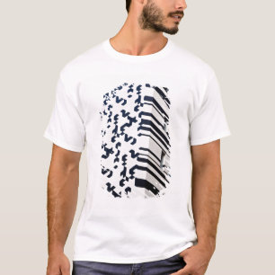 Modern black and white building in Hong Kong T-Shirt