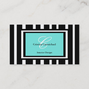 Modern Black and White Business Cards