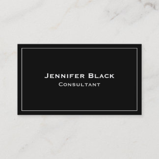 Modern Black and White Design | Business Card