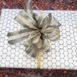 Modern Black and White Hex Tile Design Wrapping Paper<br><div class="desc">One of the most versatile and yet unique designs, this black and white hex tile pattern will make your presents pop! This paper looks just as great with a bright bow or a classic black or buffalo check ribbon! Perfect for gifts under a tree or for that special someone who...</div>