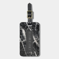 Modern Black and White Marble Pattern