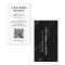Modern Black and White Marble QR Code
