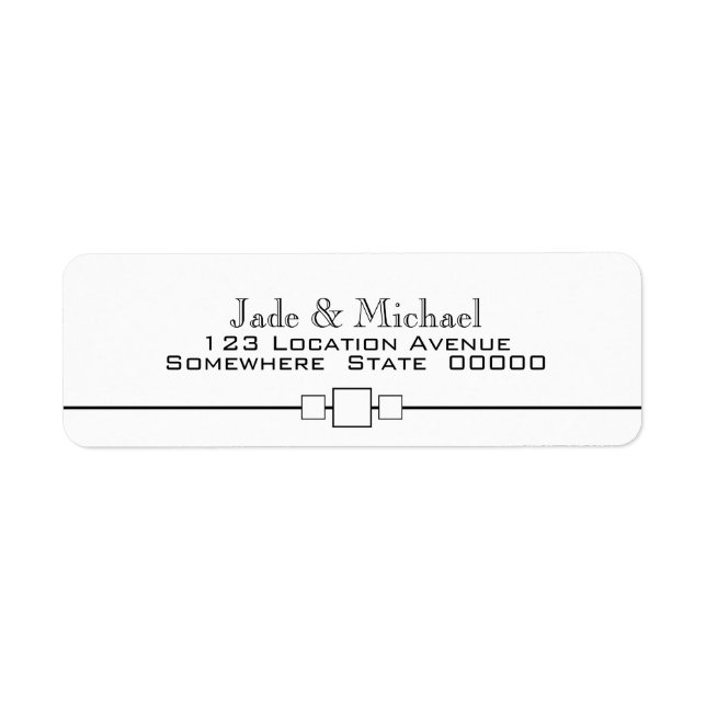 Modern Black and White Minimalist (Front)