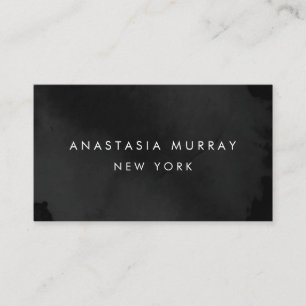 Modern Black and White Minimalist Luxury Boutique Business Card