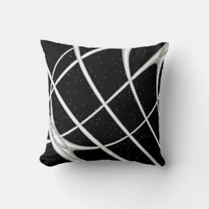 Modern Black and White Odyssey Cushion