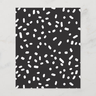 Modern black and white Scrapbook Paper