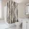 Modern Black And White Shower Curtain For Bathroom
