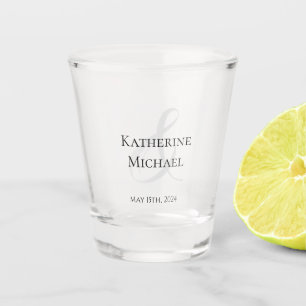 Modern Black and White-Wedding-Money/shot Dance- Shot Glass