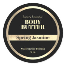 Modern Black Body Butter Spa  Salon Product
